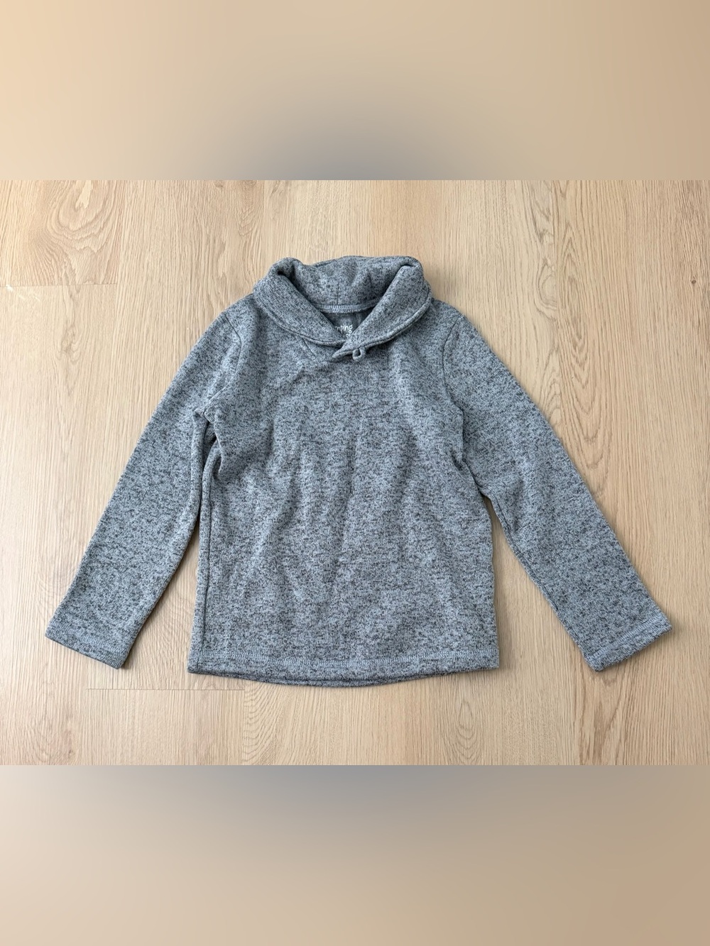 Jumping Beans Toddler Boy Cowl Neck Pullover Sweater Size 6 Heather Gray